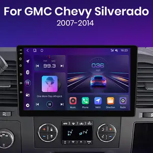 Junsun [2+32GB] Car Radio Stereo for Chevy Chevrolet Silverado Tahoe Equinox GMC Sierra 2007-2012 Android 13 10 inch HD touchscreen multimedia video player DSP Wireless Carplay Auto GPS navigation