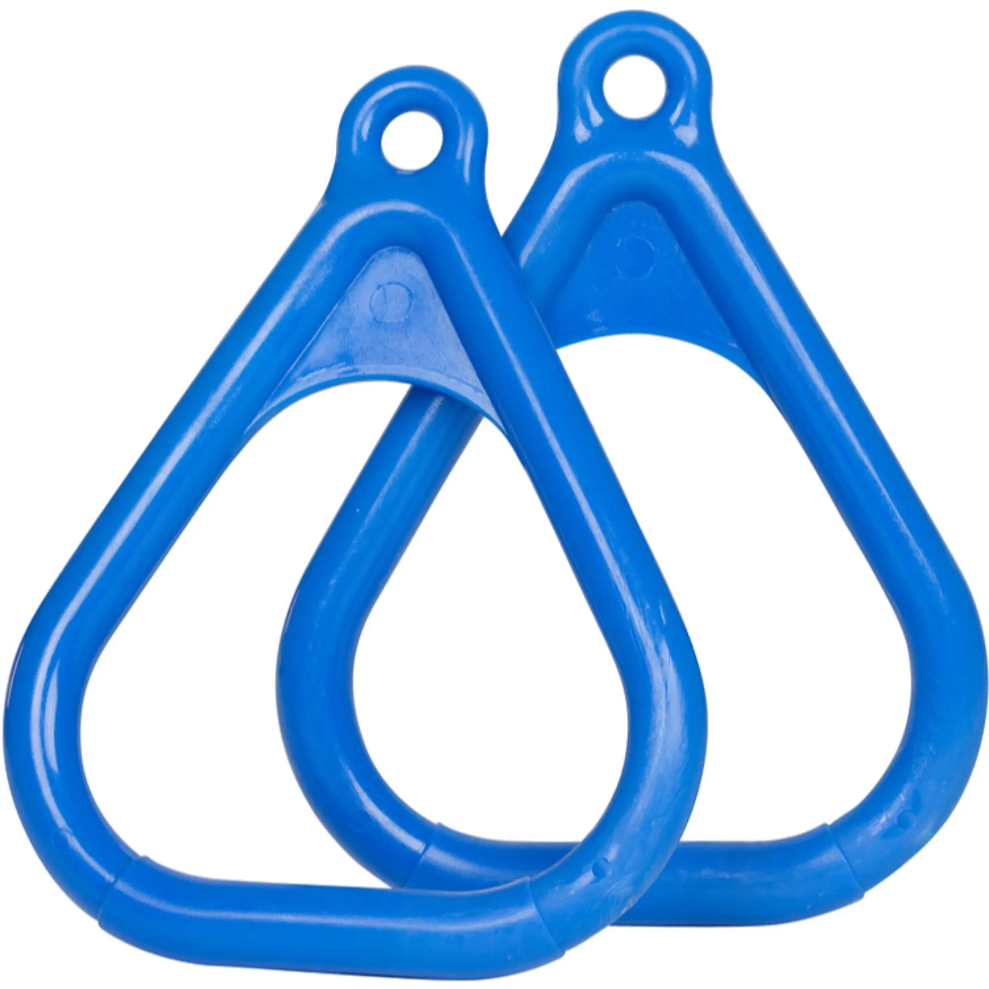 Swing Set Stuff Inc. Plastic Playground Trapeze Rings (Pair) Blue