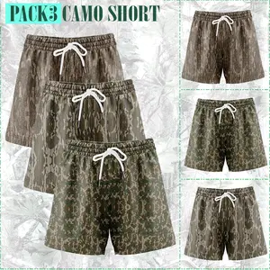 Pack 3 Camo Shorts With 5 Inch Inseam, Perfect for Men & Women At the Gym, Basketball Camo Mesh Short, Gift for him, Gift For Her, Gym Gift