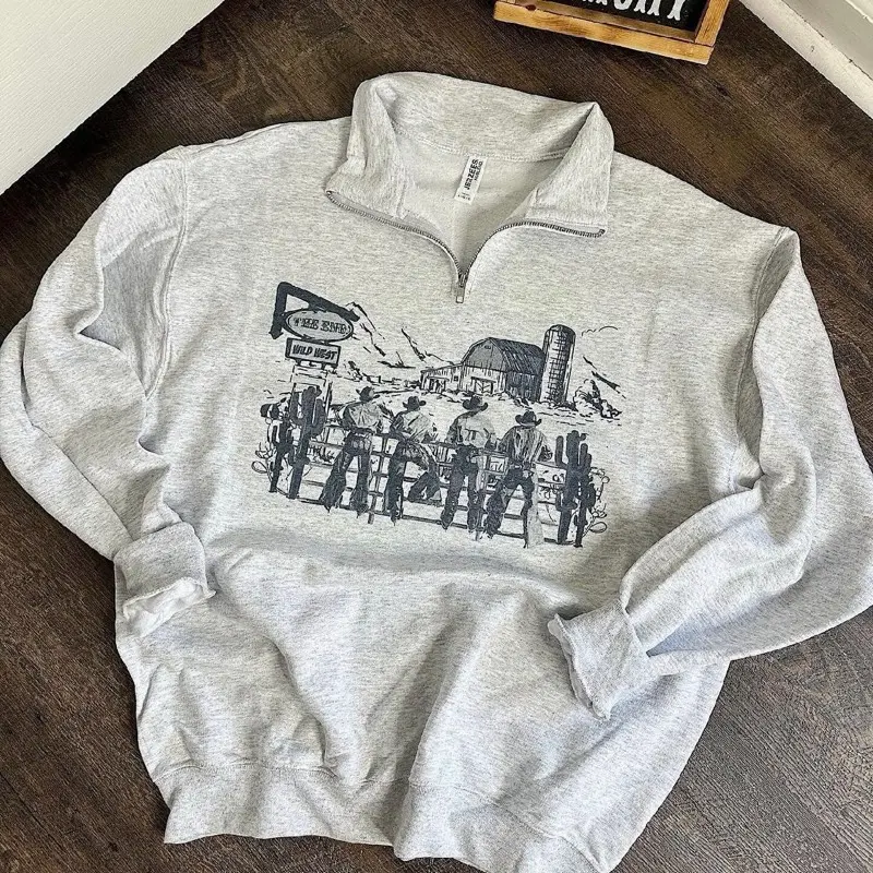 The Cowboy Scene Quarter Zip