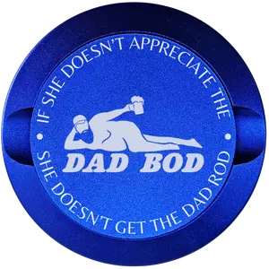 Dad Bod, Dad Rod-My Tyn Co. Custom Aluminum ZYN Tyns for ZYN Pouches Waterproof and Airtight, 2 Compartments!