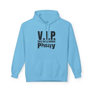 V.I.P. acronym cheeky text Hoodie | Bold typographic statement