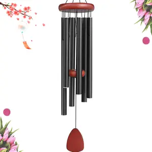 Classic  Large Aluminum Wind Chimes – Zen Atmosphere Outdoor Decor with Wind Catcher for Garden, Patio, Perfect Sympathy & Memorial Gift