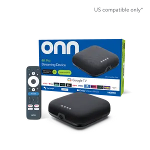 Onn. Google TV 4K Pro Streaming Device