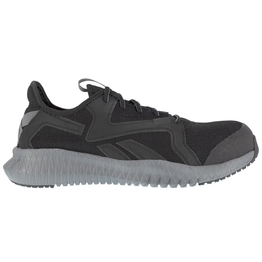 Reebok Work Mens Flexagon 3.0 Slip Resistant Composite Toe  Work/Duty - Black