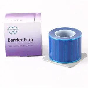 Barrier Film Roll 4"x6" for Dental Medical Tattoo Adhesive Barrier Tape Sheets 1200 Sheets per Roll