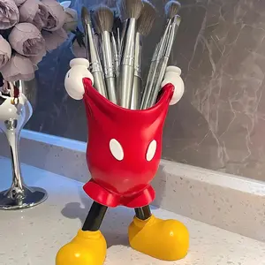 Cute Makeup Brush Holder Pen Holder for Desk, Perfect as Birthday Party Present for Home Decoration