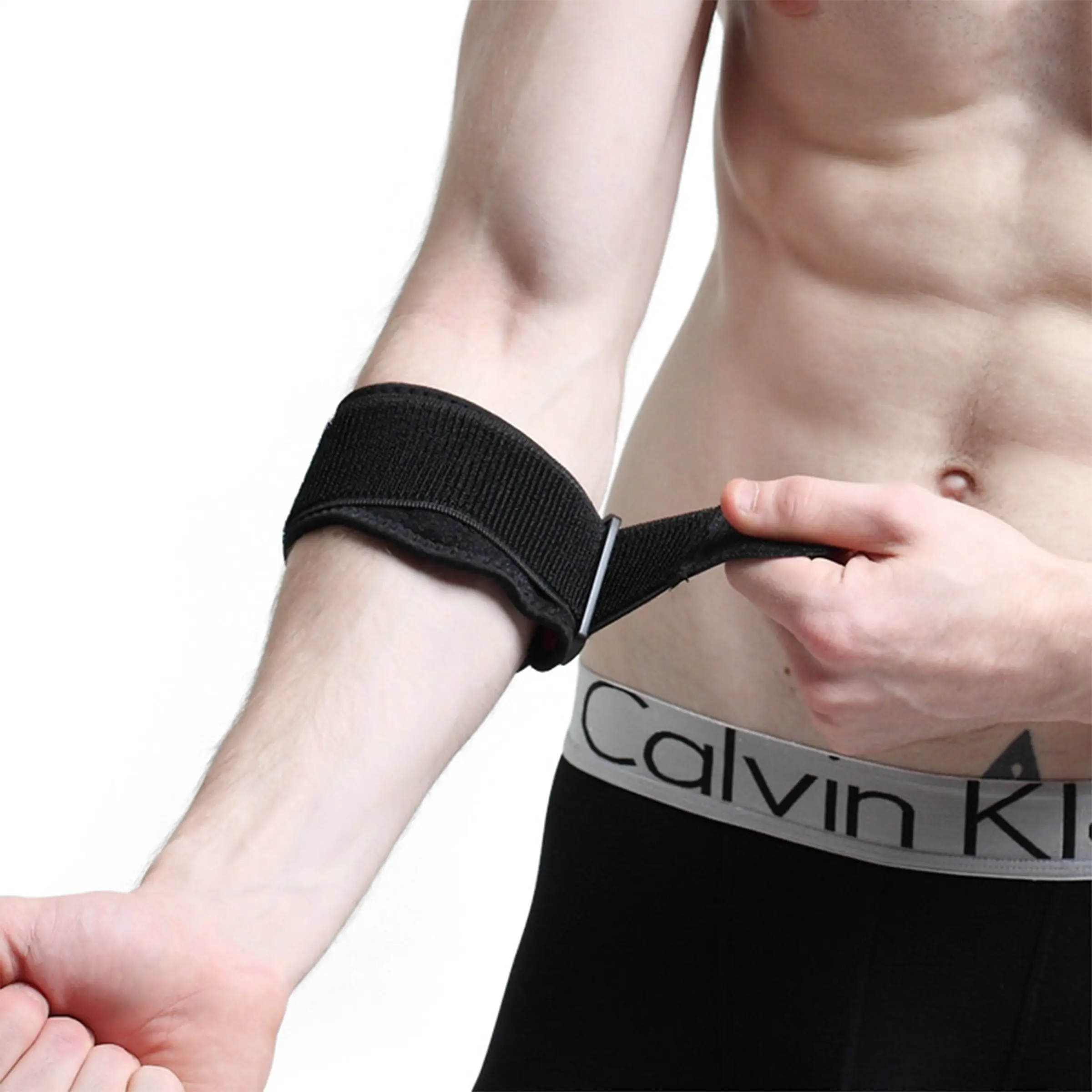 Fitness Forearm Support Band for Men and Women, Thickened Weightlifting Arm Protector, Non-Slip Wrist Strap for Barbell Deadlift Squat Bench Press Training