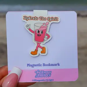 Hydrate The Spirit Sticker Magnetic Bookmark