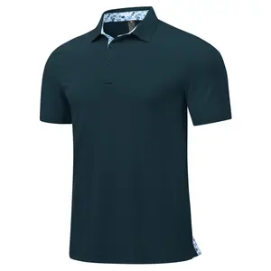 GOPUNE Men's Polo Shirts Short Sleeve 3-Button Golf Moisture Wicking Athletic Tennis T-Shirts Casual Collared Shirt Sports Clothing Sport Tee