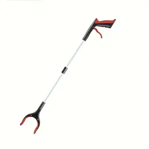 Summer upgraded lightweight garbage grabber, with a long handle and wide clamp mouth, is lightweight and convenient for cleaning up garbage. It is a suitable grabbing tool for the elderly and household cleaning.