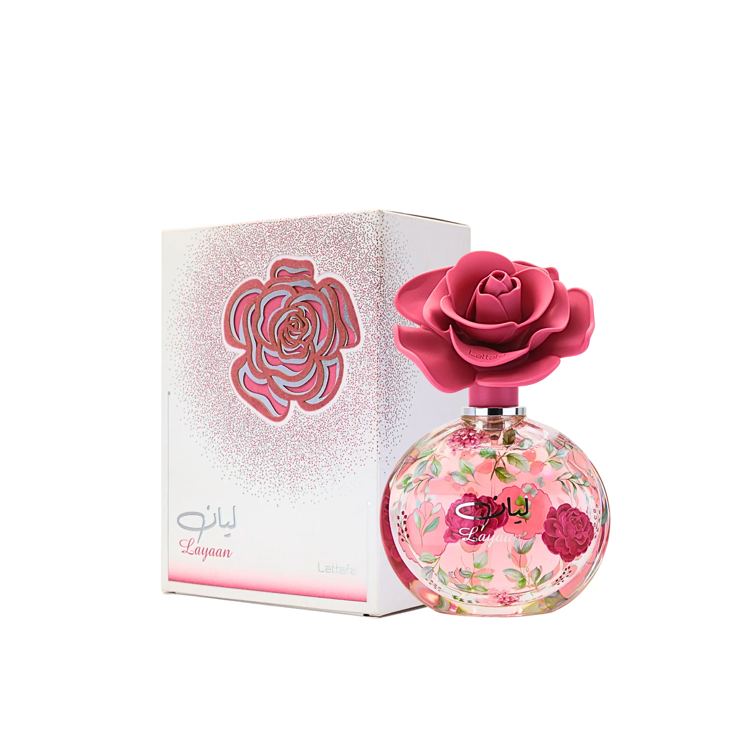 Lattafa Layaan EDP Spray for Women - Elegant Daily Wear Perfume with Jasmine and Floral Notes, 2.53 fl oz, Natural, Fragrances