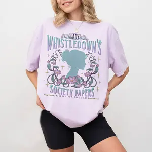 Lady Whistledown's Shirt, Spill The Tea Lady Whistledown Tshirt, Bridgerton Shirt, Shirt for Movie Fan, Whistledown Tee, Bridgerton T Shirt