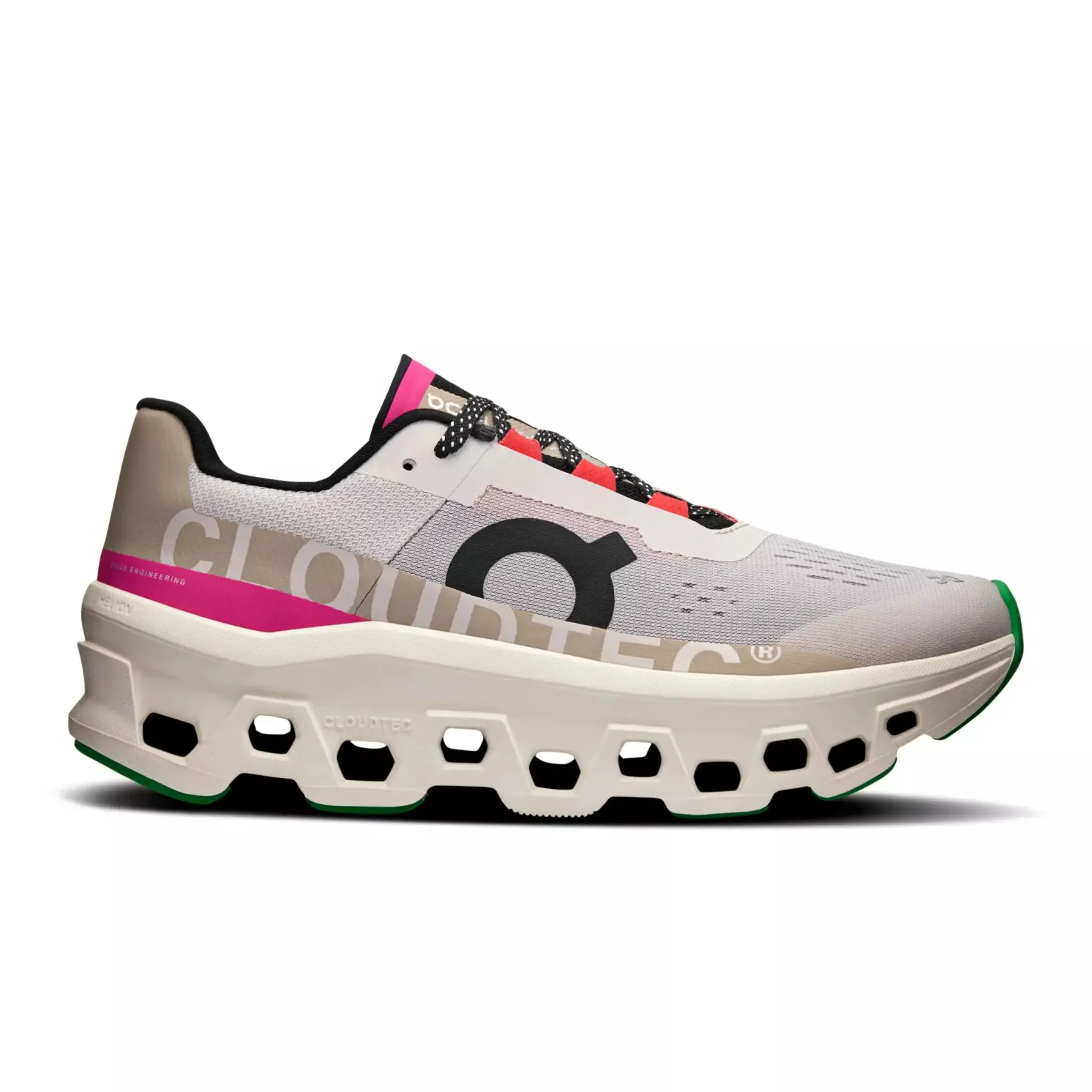 On Running Cloudmonster Silver Ivory 61.97652 Women's Fashion Shoes New