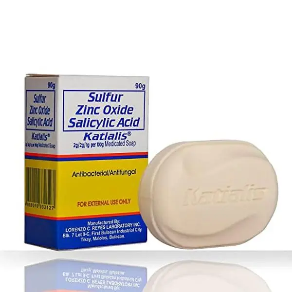 SOAP Sulfur Zinc Oxide Salicylic Acid Anti Fungal Anti Bacterial Soap 90 grams