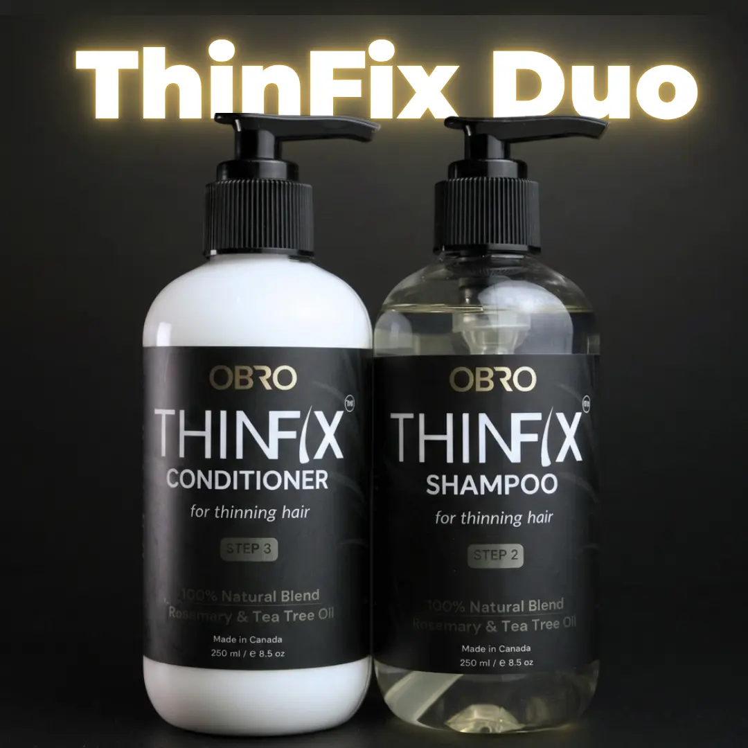 OBRO ThinFix Shampoo + Conditioner DUO | Thinning Hair Care Duo