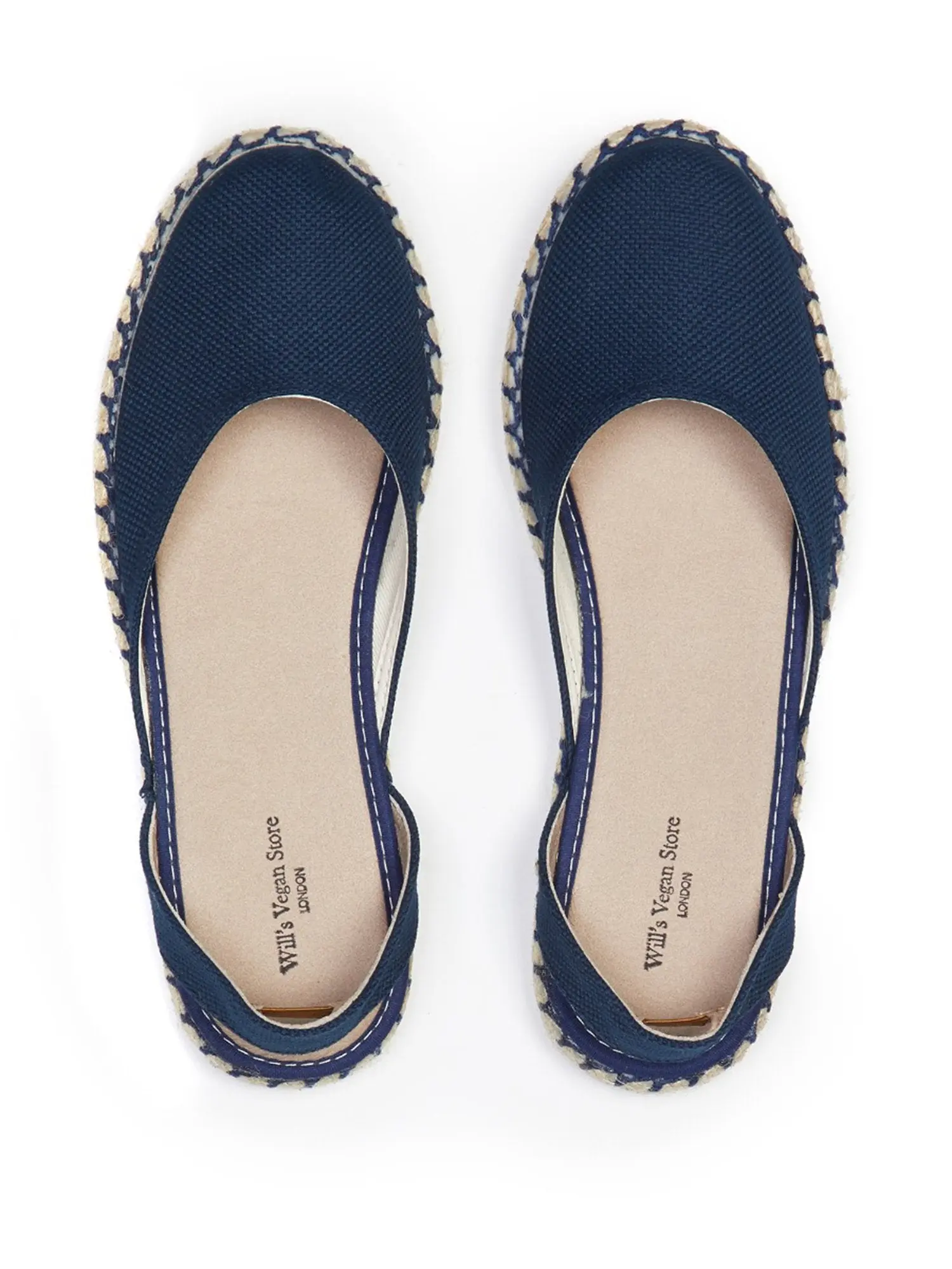Will's Vegan Recycled Espadrille Slingbacks - Women's Vegan Sandals