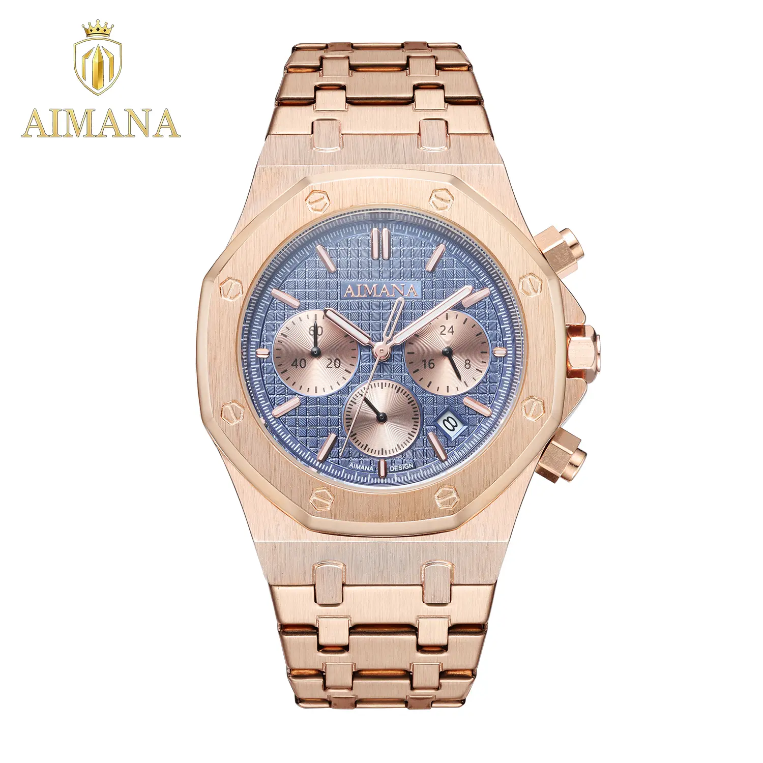 Elevated Quality AIMANA Men’s luxury square watch with a polished stainless steel band and luminous brushed dial. Water- and scratch-resistant,featuring a date display and glow-in-the-dark details.Ideal for business,everyday wear,parties,and gifting.