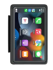 M10-BLACK 7 HD HUD & Apple CarPlay Screen Car MP5 Player with Wireless Screen Mirroring GPS Navigation Bluetooth 5.3 FM AUX & Airplay Mirror Link