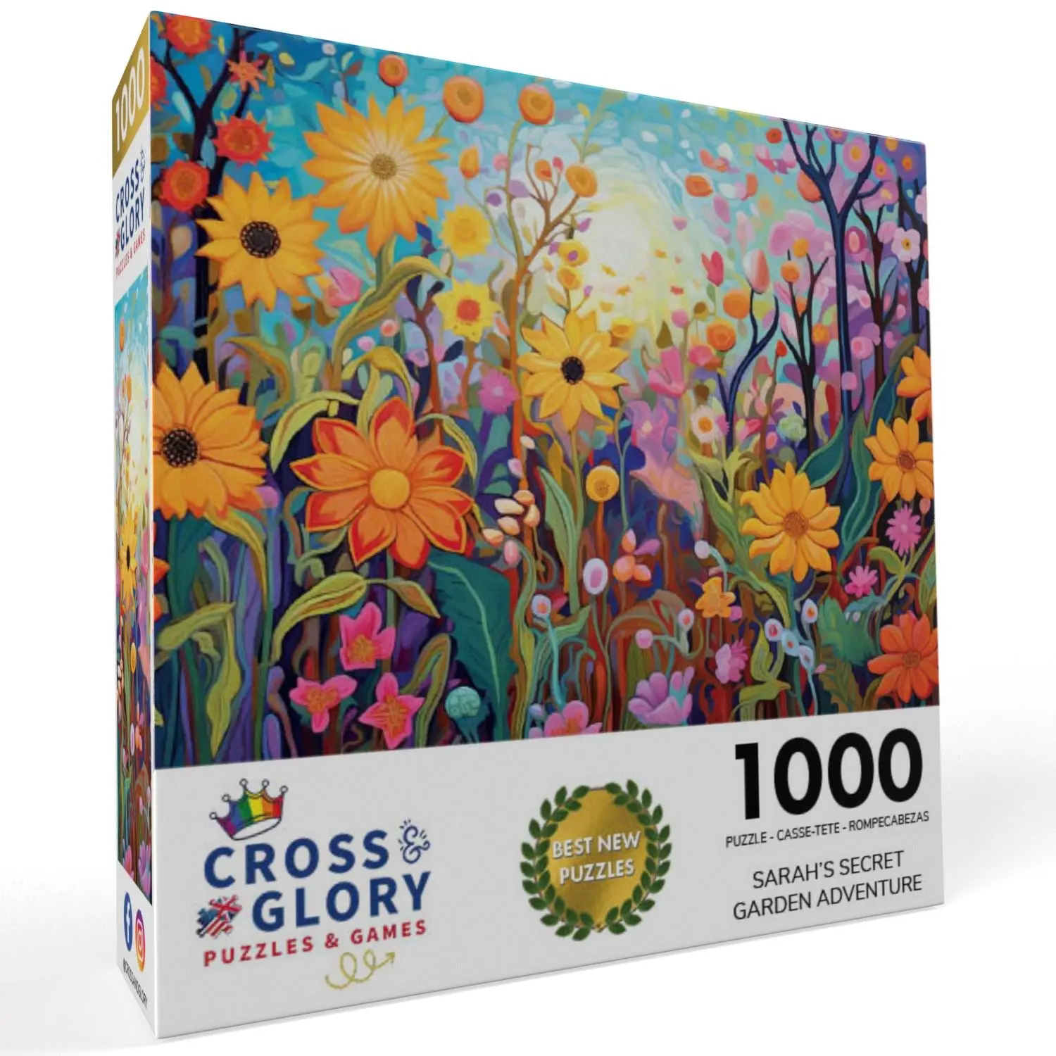 Garden Puzzle – Sarah's Secret Garden Adventure – 1000 Piece Jigsaw Puzzle