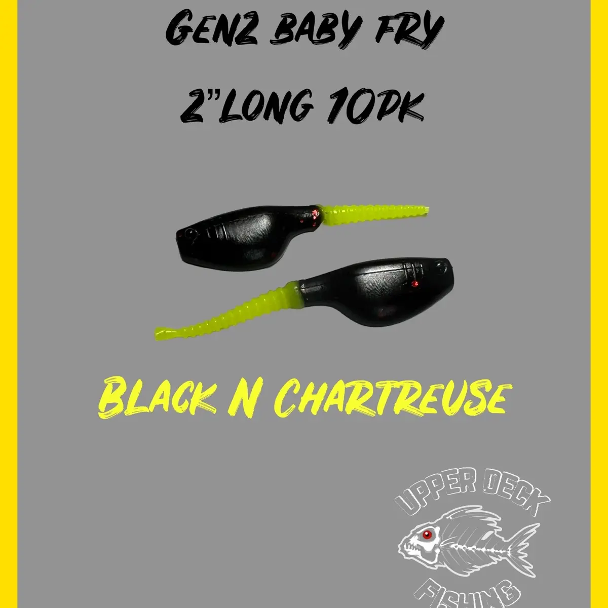GEN2 BABY FRY 2” CRAPPIE & PAN FISH BAIT 10PK