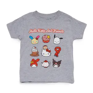 Hello Kitty and Friends Toddler Cozy Grid Tee (Heather) Hello Kitty and Friends Toddler Cozy Grid Tee (Heather)