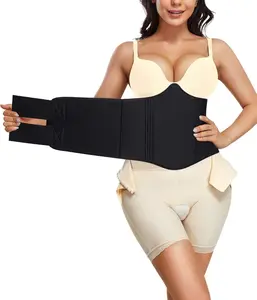 Large-360 Lipo Foam Ab Board Post Surgery Liposuction Abdominal Compression Boards Belly Wrap Lipo Recovery Waist Cincher (43in 110cm)
