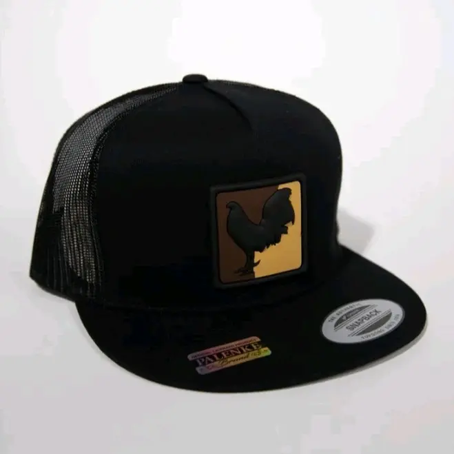 3D PVC Patch Flat-Bill 5 Panel Classic Trucker Snapback Hat 53