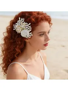 Mermaid Ocean Hair Accessories Starfish Shell Coral Elements Party Conch Hair Clip Wedding Jewelry