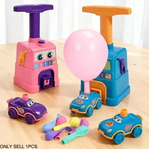 Hand-Pushed Mini Balloon Car Toy Gift, Educational Sliding Air-Powered Launcher, Play Vehicle, Fun Learning Toy, Kid Car
