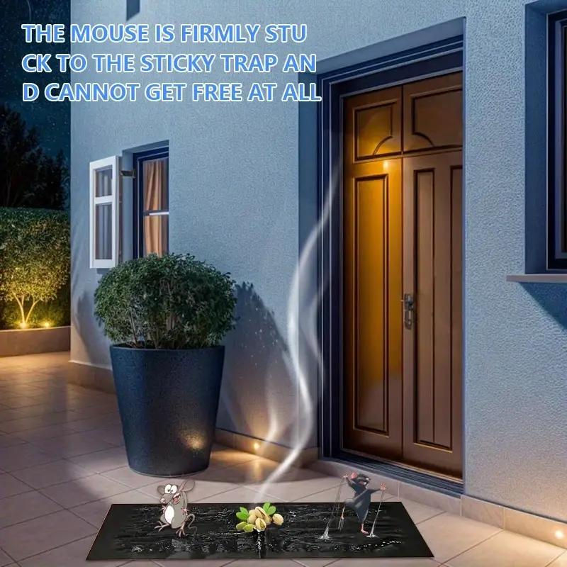 4 Pieces Power Sticky Boards , safe for home pest control, can be used indoors or outdoors, easy to install