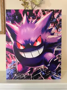 Gengar Japanese Poster, Bedroom Wall Art, Unframed Japanese Home Decor, Perfect Gift for Anime Lovers, Home Decor
