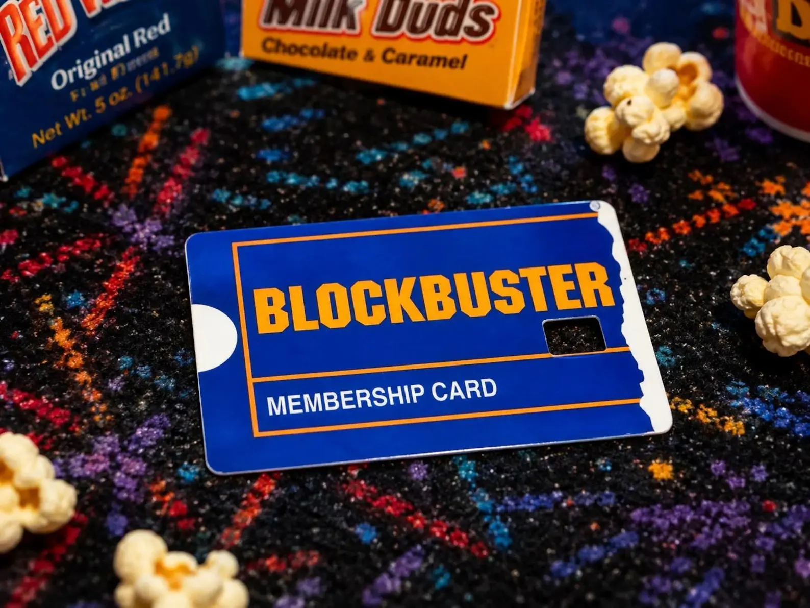 Blockbuster Membership Card Skin Retro Video Rental Debit/Credit Card Sticker, 90s Wallet Decal