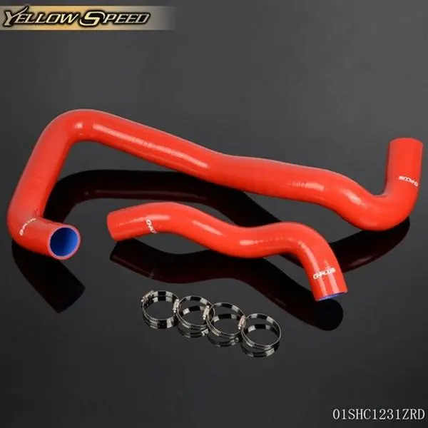 ALLGOOD Red Silicone Radiator Hose Kit Fit For 05-2007 F250/F350/F450/F550 6.0L Diesel