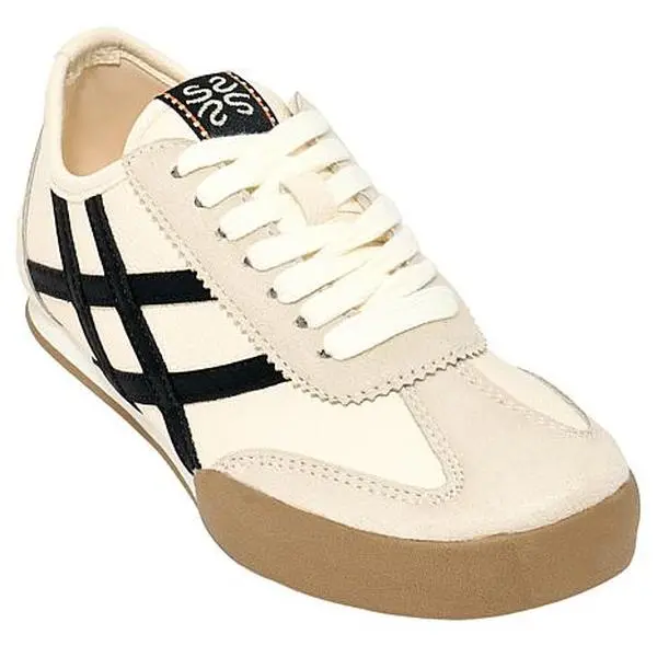 SHU by SHUSHOP® Polly Retro Stripes Low-Profile Comfy Sneaker