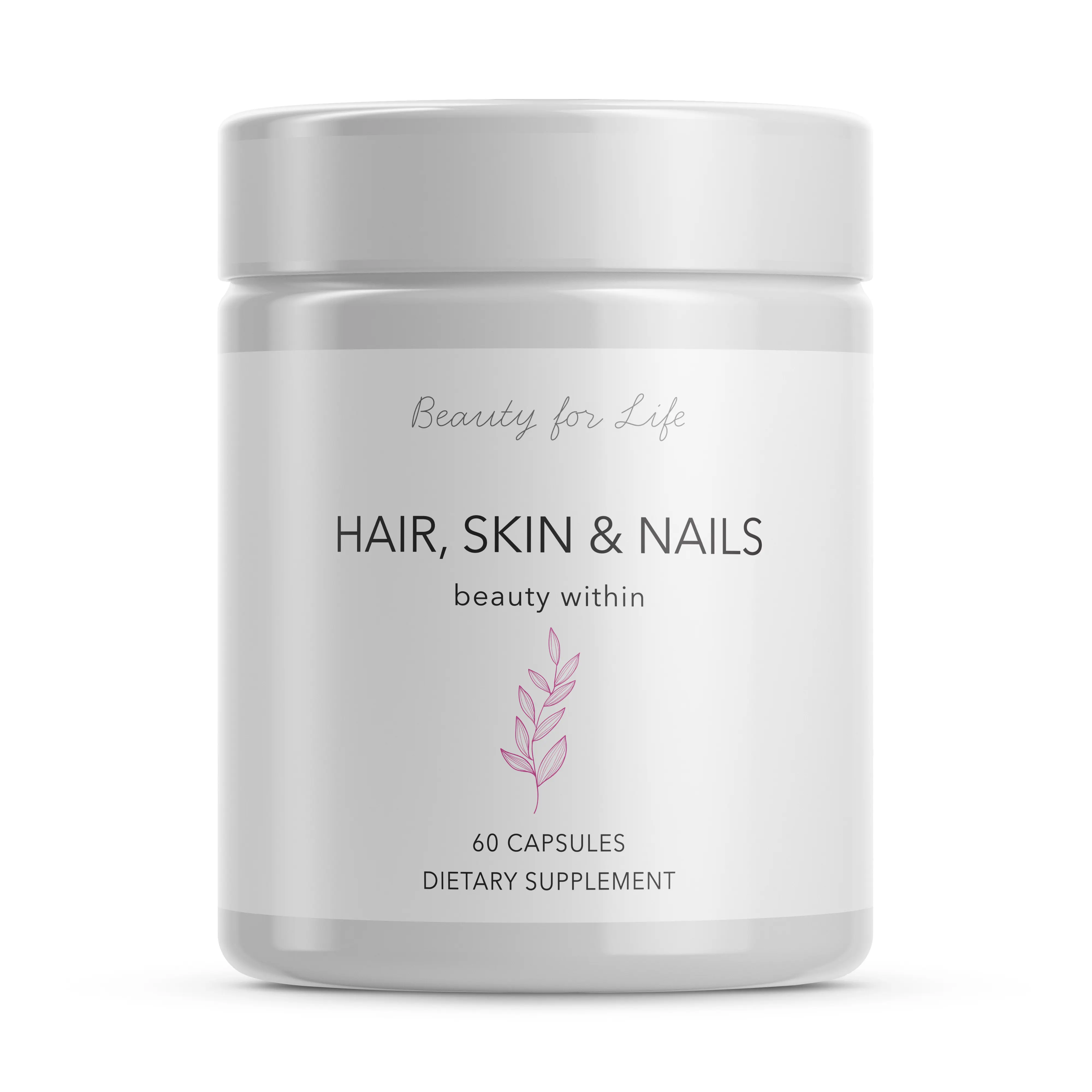 Beauty For Life; Hair Skin and Nails Supplement - Dietary Supplement Vitamin Edible Healthcare