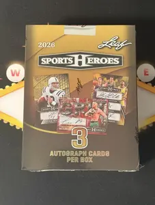 2026 Leaf Sports Heroes Multi-Sport Box (3 AUTOGRAPHS #'d /9 OR LESS PER BOX)