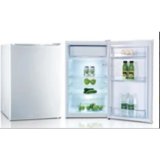 Twister.ck Portable Compact Fridge 4.3 Cu.Ft Mini Refrigerator with Freezer, 2 Slide Out Glass Shelves, Energy-Efficient Low Noise Single Door Fridge for Bedroom, Office, Dorm