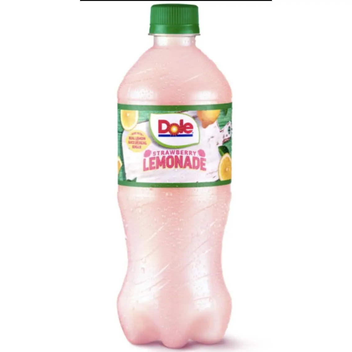 Dole Strawberry Lemonade 20oz Soda Bottles, Pack of 8