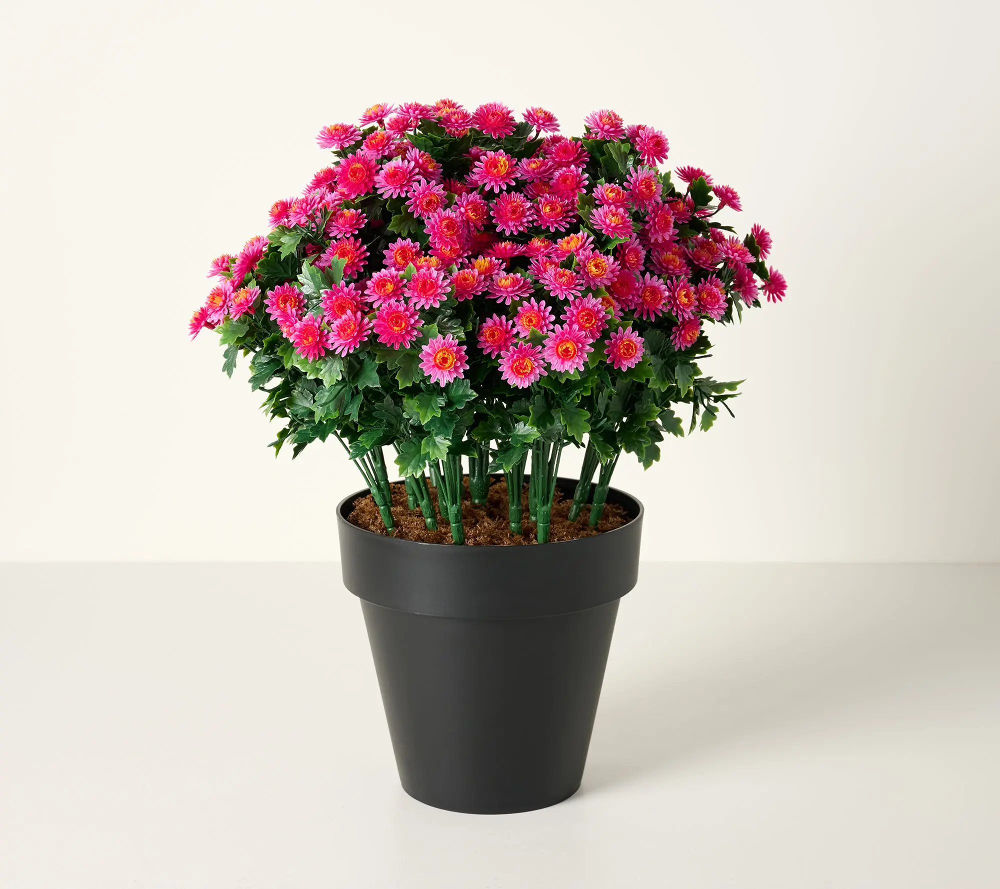 Wicker Park 19" Indoor/Outdoor Potted Faux Mums
