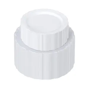 VEVOR Plastic Disposable Plates 100 Pcs White Plastic Plates Heavy Duty Dinner Dessert，Summervibes