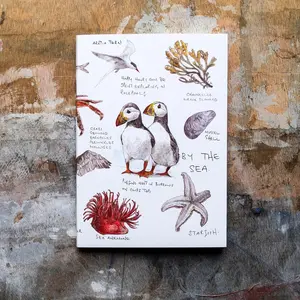 By the Sea Notebook - A6 Plain Paper, nature sketchbook