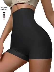 Body-shaping, butt-lifting, tummy-tucking, Women seamless slimming shorts with High Waist control and anti-exposure design, comfortable and form-fitting, one-piece shaping underwear, Shapewear, Elastic