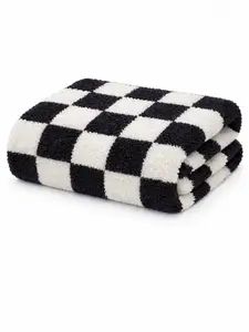 Phufy® Bliss Checkerboard Blanket, Black
