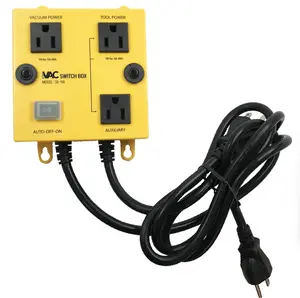 iVac Dust Collector Switch Box Model 12-18A with Vacuum Power Tool Power Auto-Off-On Auxiliary Features