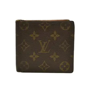 Pre-owned Louis Vuitton canvas Small Leather Goods Monogram Marco Wallet MI888