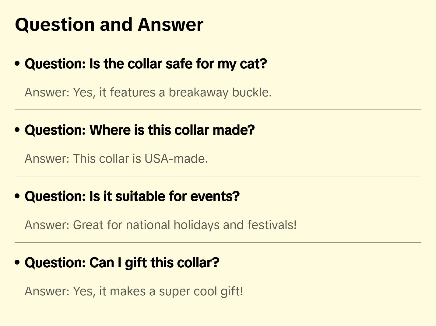 Cat Collar with Vatican City Flag | Great For National Holidays, Festivals, Parades, Sporting Events, Pride Events