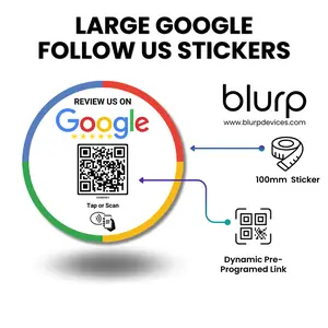Custom NFC Google Review Stickers