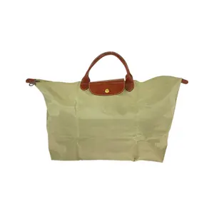 Pre-owned Longchamp Nylon Tote Bags Le Pliage Leather Tote Bag