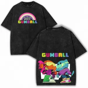 The Amazing World of Gumball Graphic Tee - Retro Cartoon Design with Wacky Vibe for Ultimate Fan Style